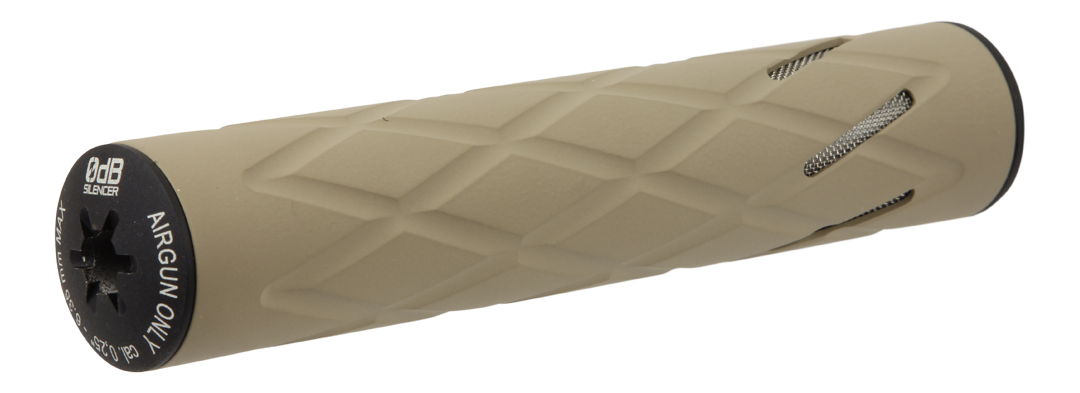 0dB Airgun Silencer 160S Cerakote with 1/2" UNF