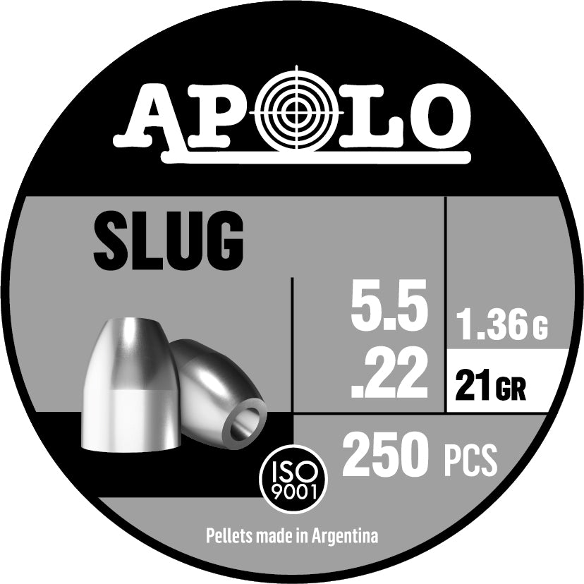 Apolo Domed .22 Cal (5.5mm) 21 Grain (250-Count)