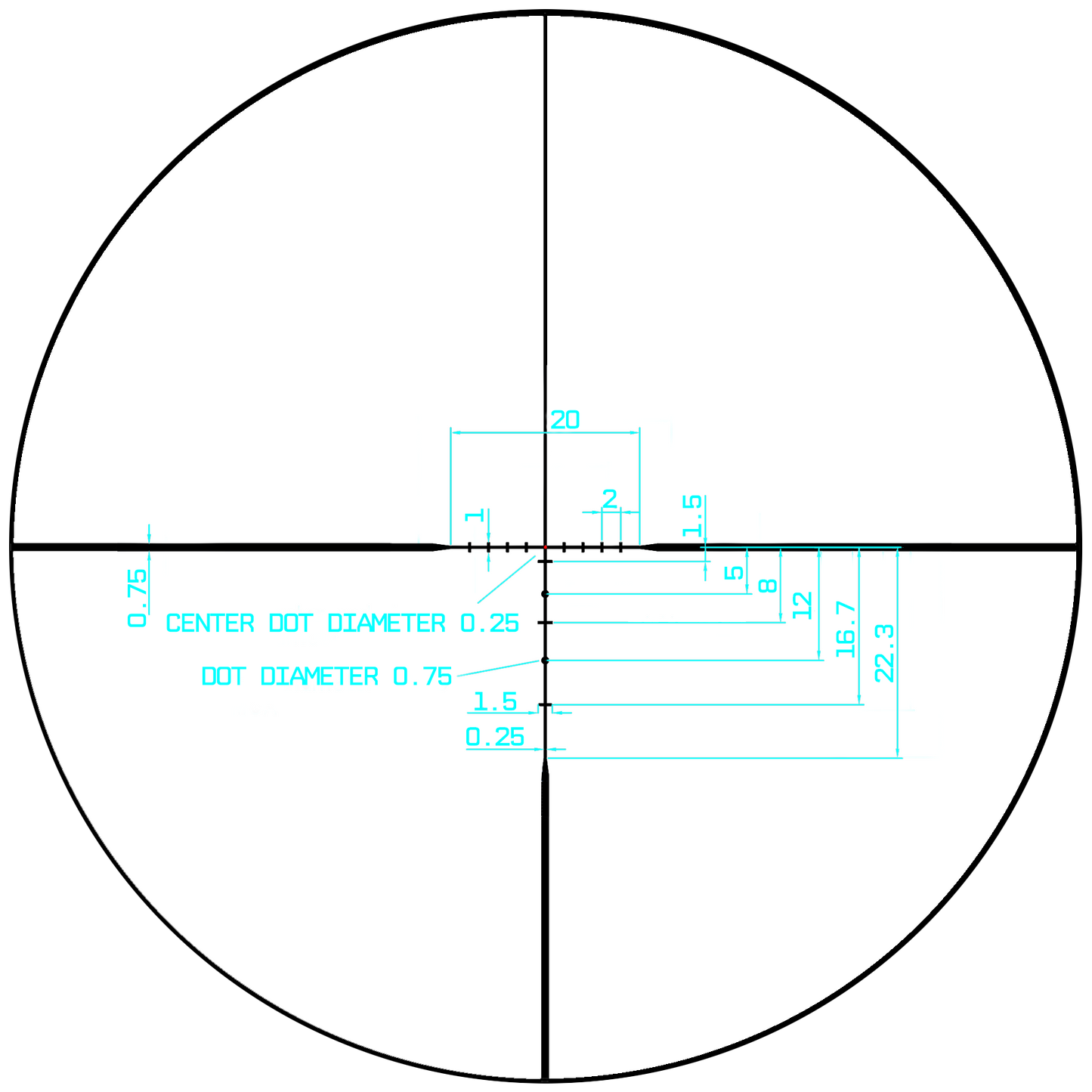 Monstrum Beast 4-16x44 SFP Rifle Scope (FIB03 Fiber-Optic Reticle)