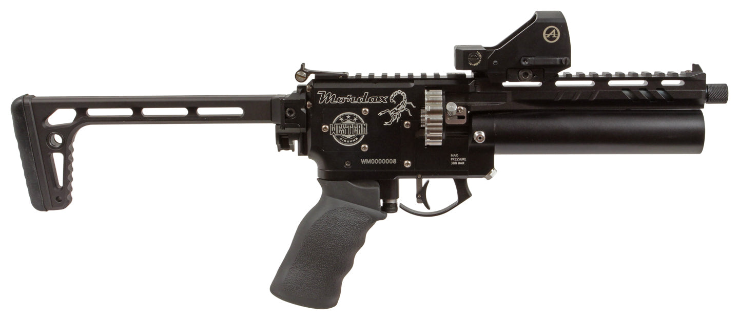 Western Airguns Mordax 22, 25 & 30 Cal Air Rifle (Semi/Full-Auto)