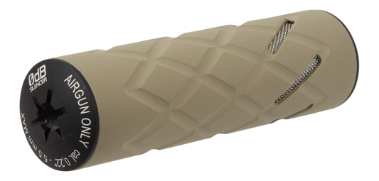 0dB Airgun Silencer 110C Cerakote with 1/2" UNF