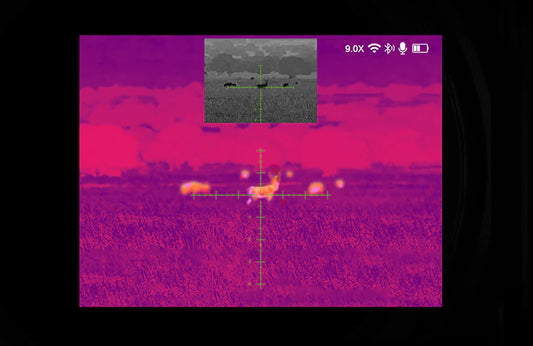 DNT TNC225R- ThermNight Thermal & Night Vision Multispectral Scope with Laser Rangefinder and Ballistic Calculator