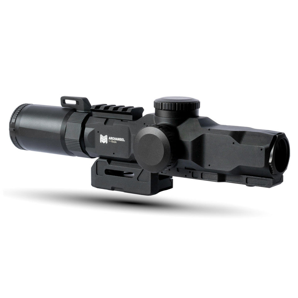 MON Archangel 1-10x24 First Focal Plane LPVO Series CM9 MOA