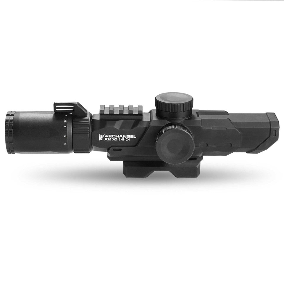 MON Archangel X2 1-6x24 First Focal Plane LPVO Series CM7