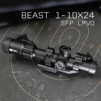 MON Beast 1-10x24 Second Focal Plane LPVO Series CM9