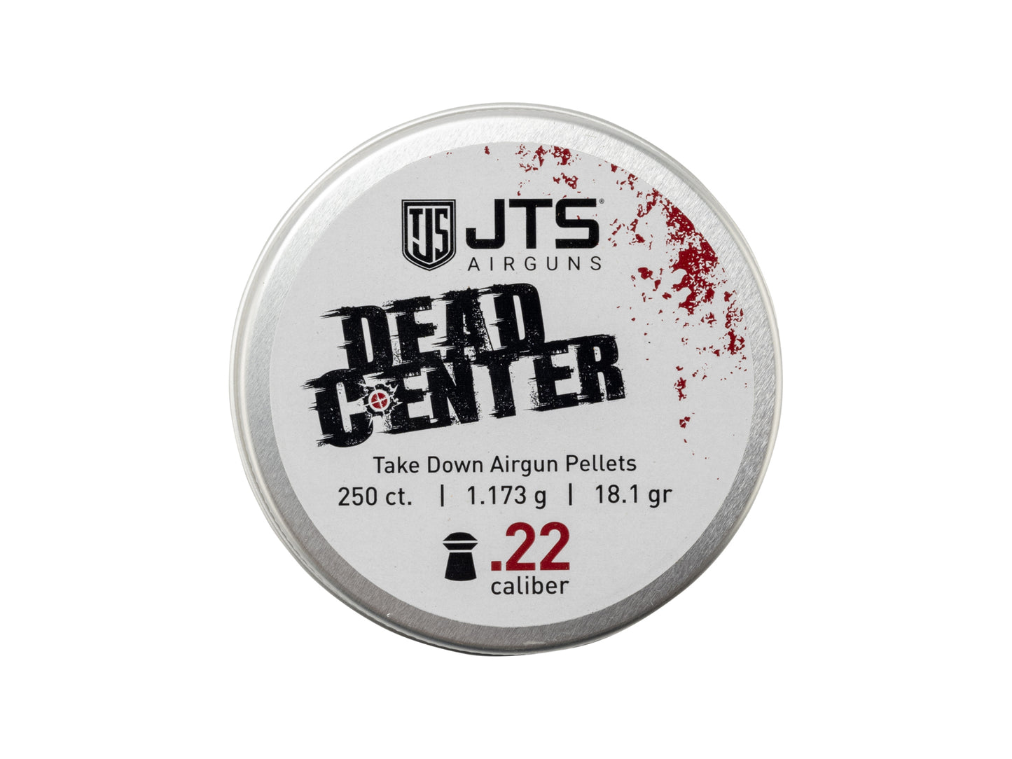 JTS Dead Center Precision .22cal. 1.175g (18.13gr) Domed pellets (250 ct)