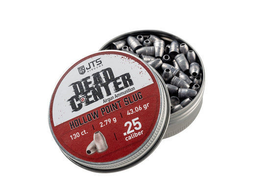 JTS Dead Center Precision Hollowpoint Slugs .25 Cal — 43.06 gr, 130 Count