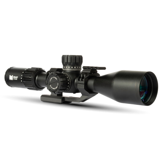 Beast 3-18x50 FFP Scope with Zero Stop | Cantilever Mount MM4 - MIL