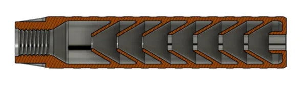 Buck Rail 1/2-20 UNF Airgun Suppressor