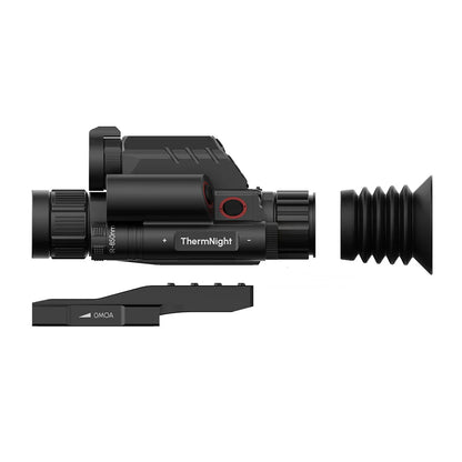 DNT TNC225R- ThermNight Thermal & Night Vision Multispectral Scope with Laser Rangefinder and Ballistic Calculator