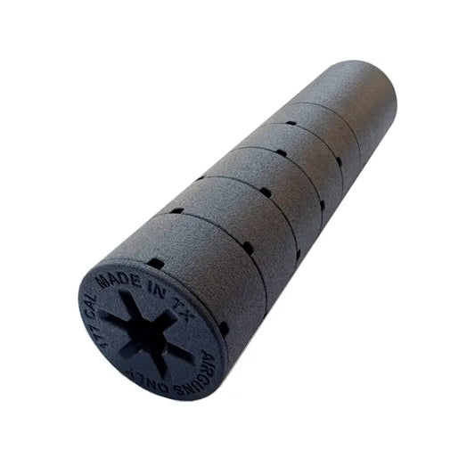 Buck Rail 1/2-20 UNF Modular Airgun  Suppressor - 30 Cal