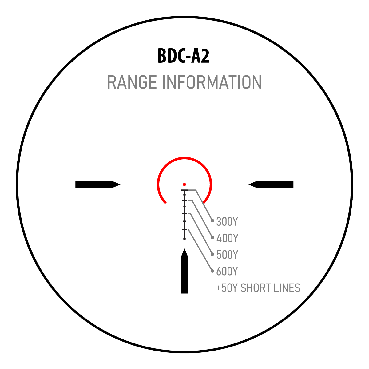 MON Banshee 1-8x24 LPVO Rifle Scope BDC-A2 FDE