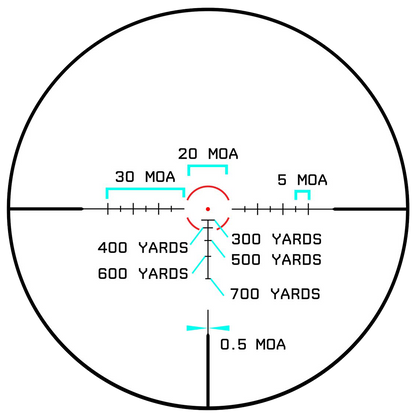 MON Banshee 2-10x30 SFP MPVO Rifle Scope BDC-B1