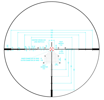 Monstrum Beast 5-30x56 FFP Rifle Scope with ED Glass Zero Stop CM6 — MOA