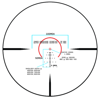 MON Beast 1-10x24 Second Focal Plane LPVO Series CM7