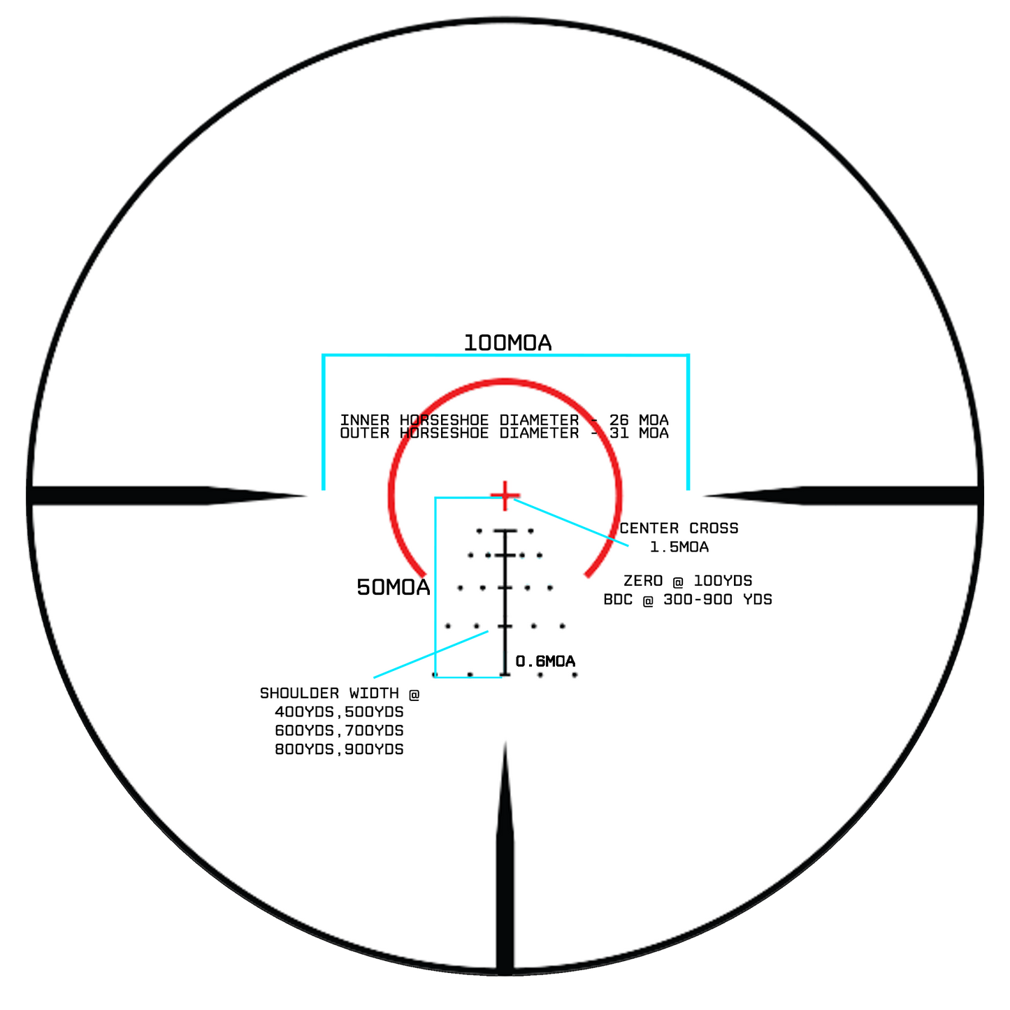 MON Banshee 2-10x30 SFP MPVO Rifle Scope CM7