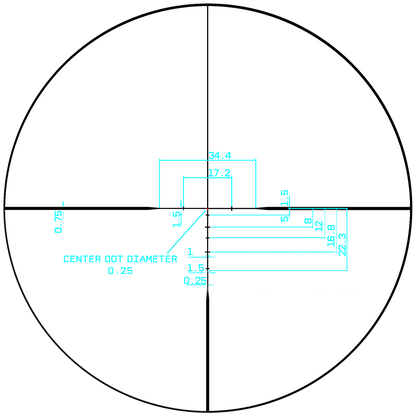 MON Beast 3-12x44 SFP Scope FIB02 (Fiber Optic Scope)