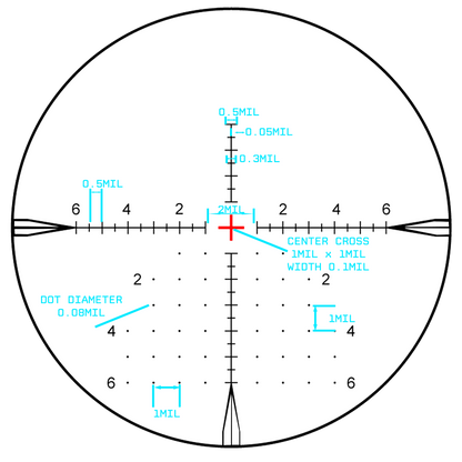 MON Hornet II | 6-24x50 FFP Rifle Scope MM4 - MIL