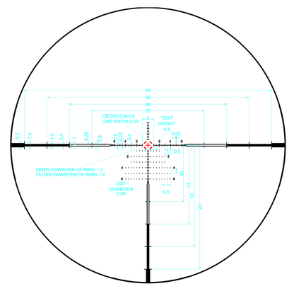 Monstrum Beast 5-30x56 FFP Rifle Scope MM6 — MIL