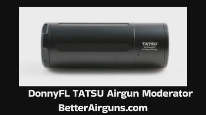 DonnyFL TATSU | The Ultra-Compact "Dragon" Airgun Moderator (1.6 x 4.25 Inch)